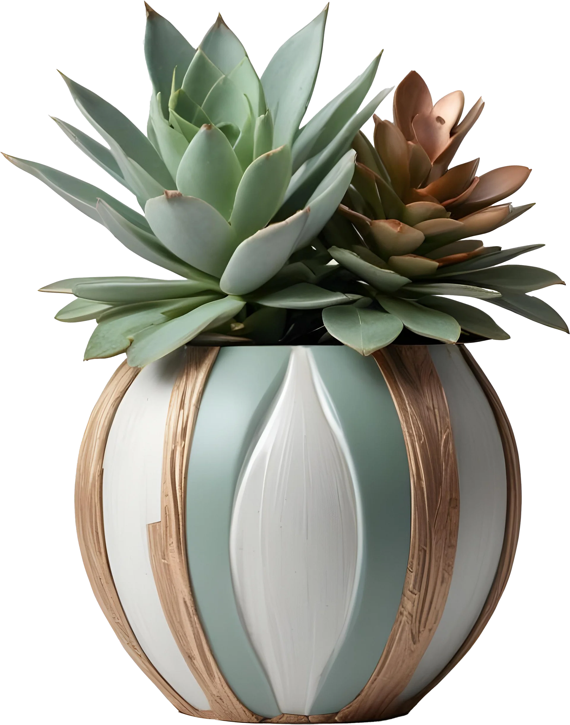 Gatsby Grace – Sculpted Art Deco Vase PNG product image (1)