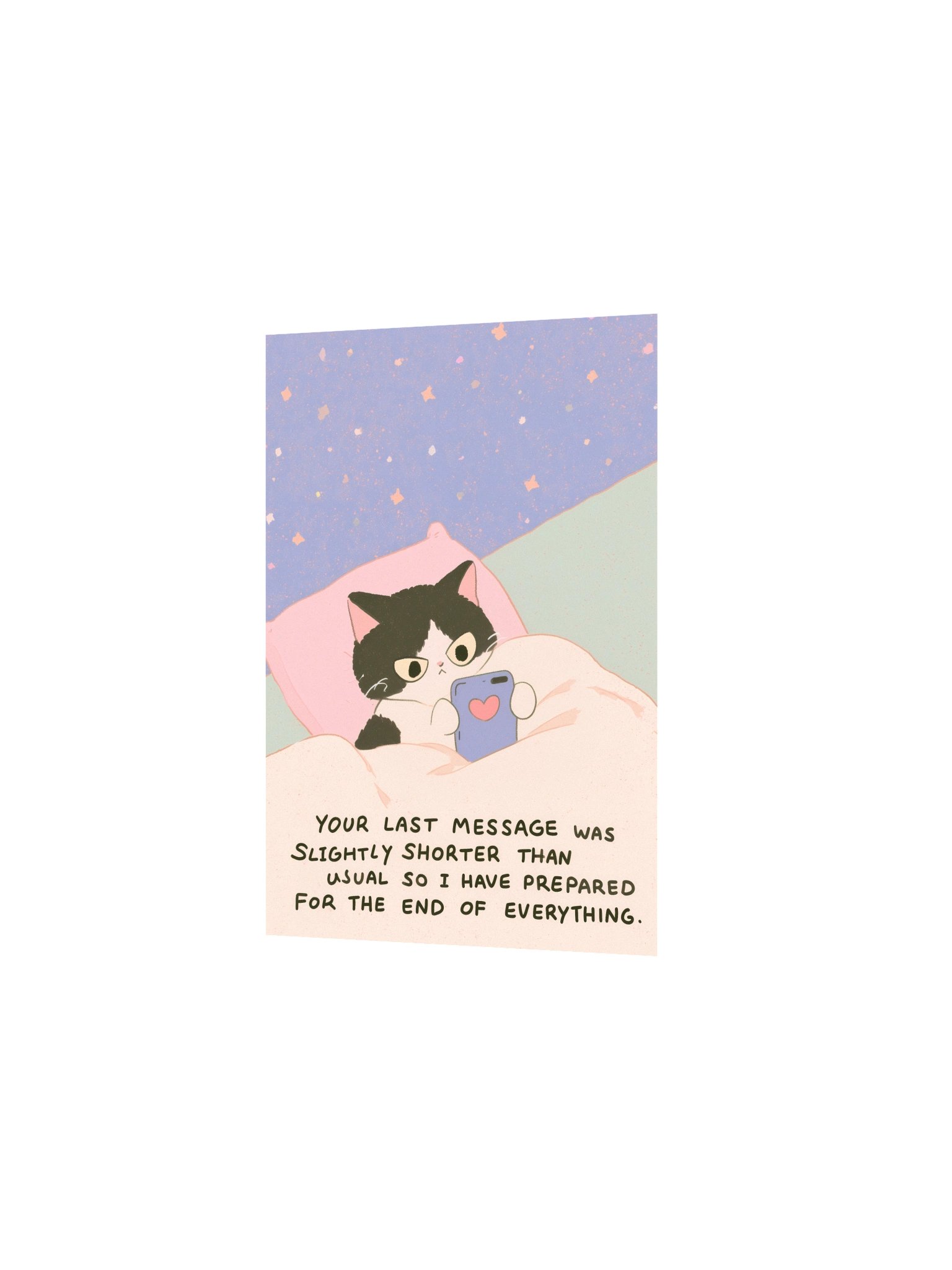 Goodnight Panic Cat Poster product image (13)