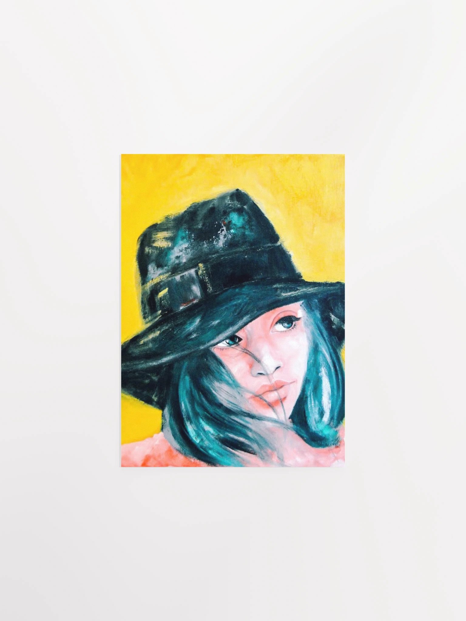 Girl in the Black Hat Art Poster Print product image (1)