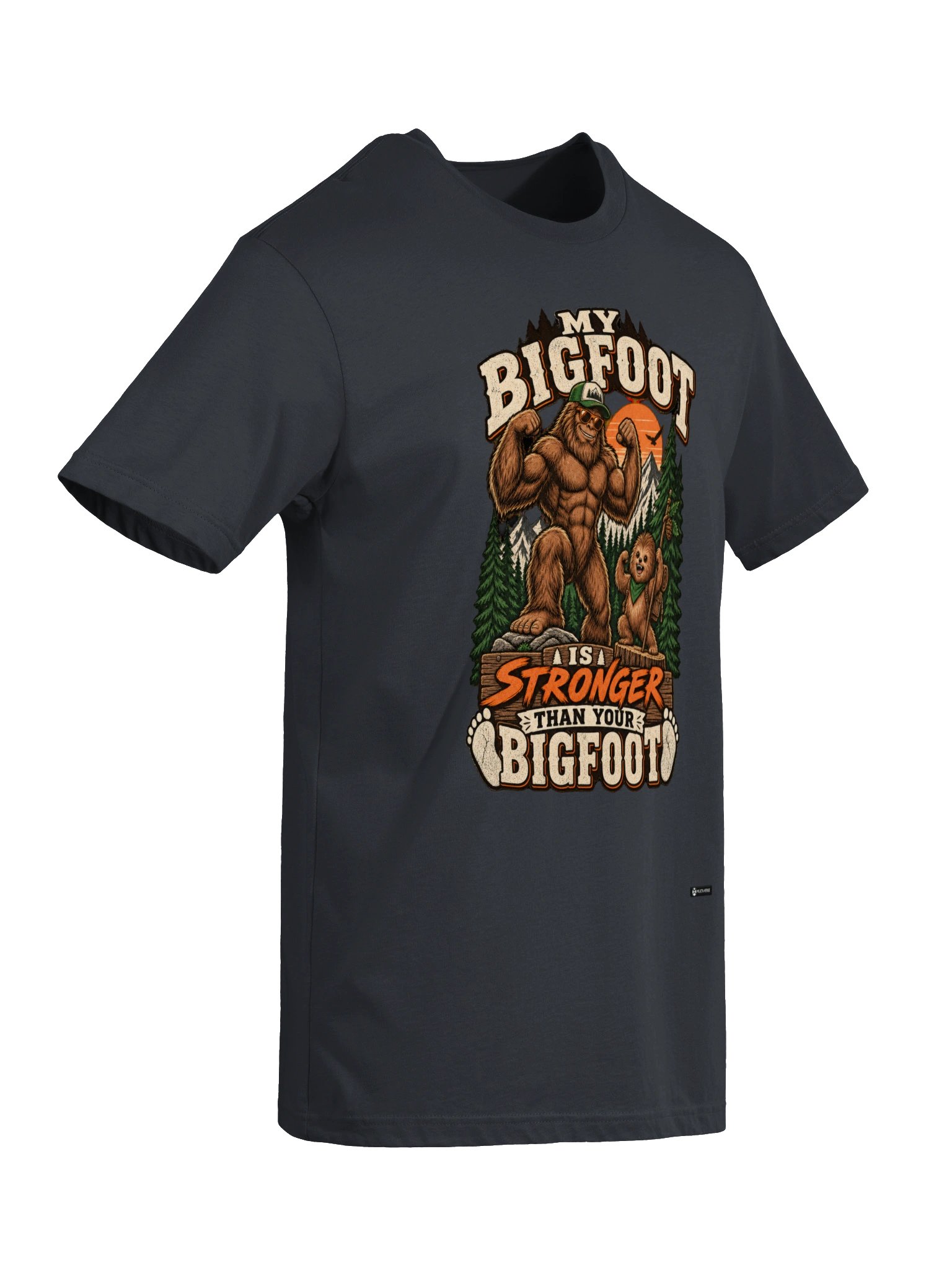 My Bigfoot Is Stronger Than Your Bigfoot Tee product image (12)