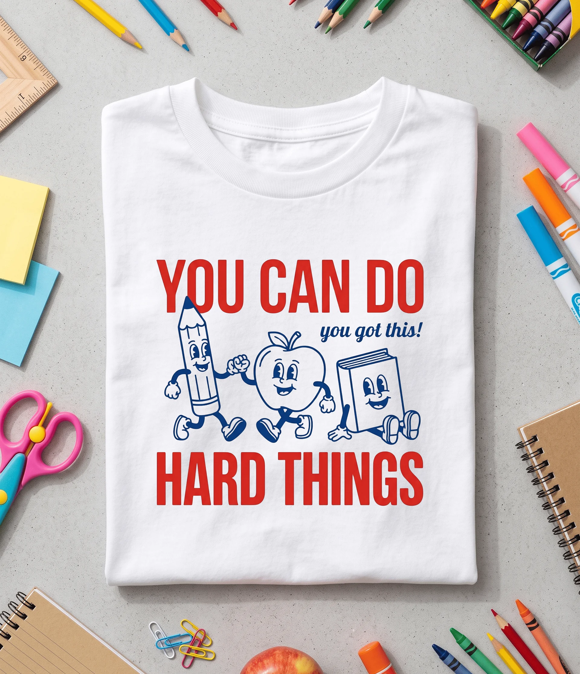 You Can Do Hard Things Tee ✏️📚 product image (1)