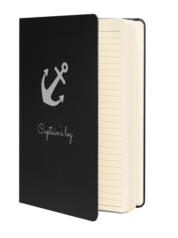 "Anchor" Captain's Log Hardcover Notebook product image (2)