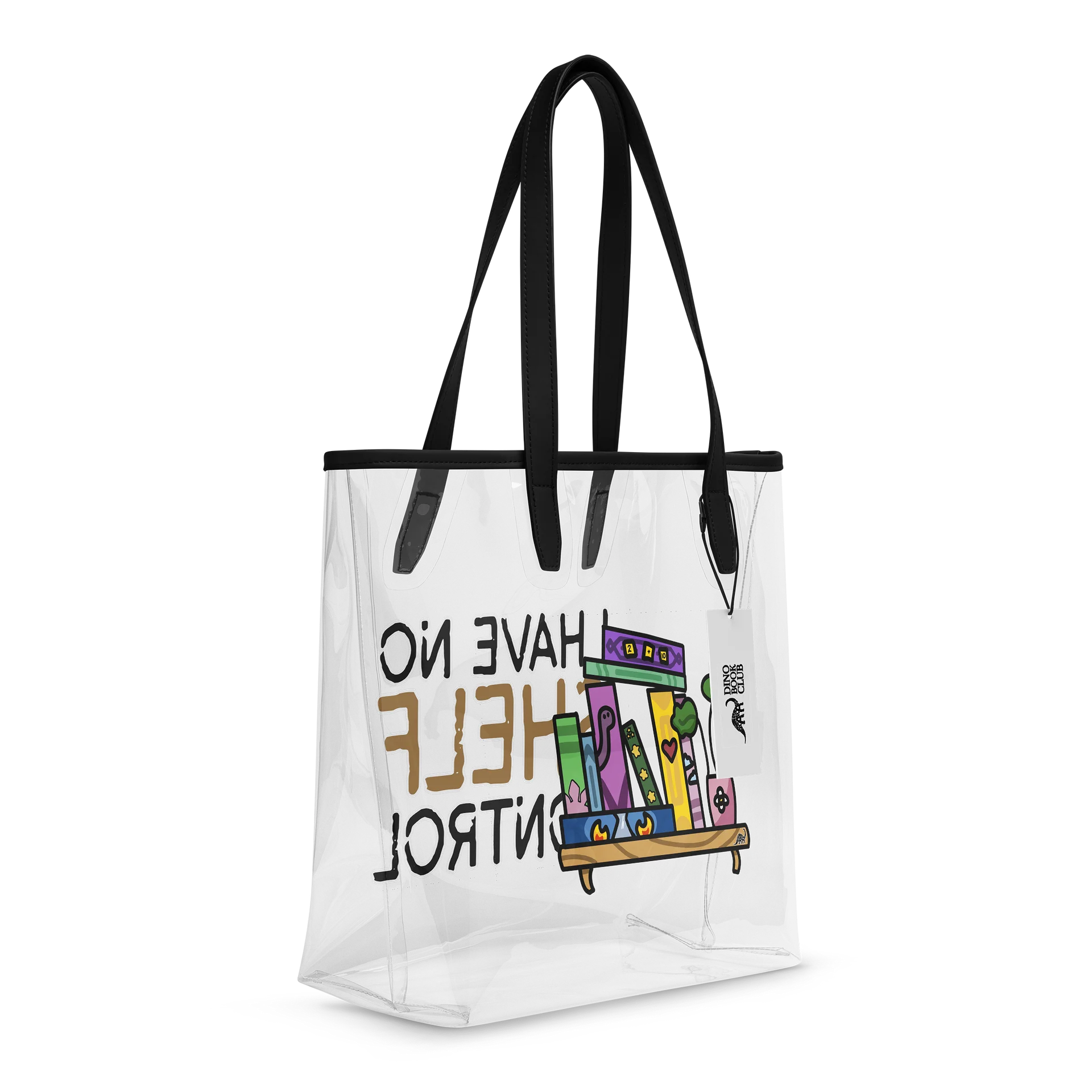 No Shelf Control Clear Tote Bag product image (4)