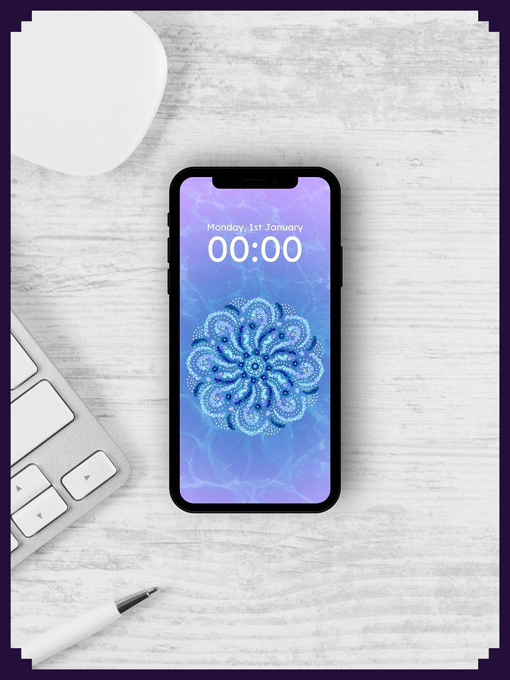 ⭐⭐⭐🆓 5 Mandala Energy Phone Wallpapers product image (2)