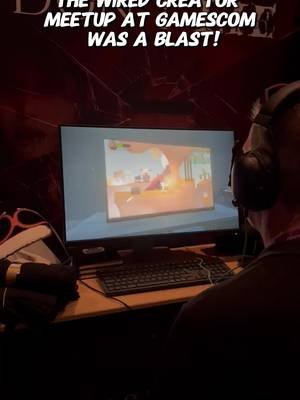 There were some amazing games being shown off by the incredible @wiredp team at #Gamescom. 🎮 . Massive thanks to the team for inviting us to the creator meet‑up! 🥰