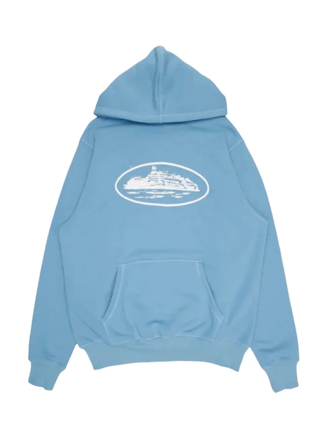 Corteiz Alcatraz Hoodie Blue product image (1)