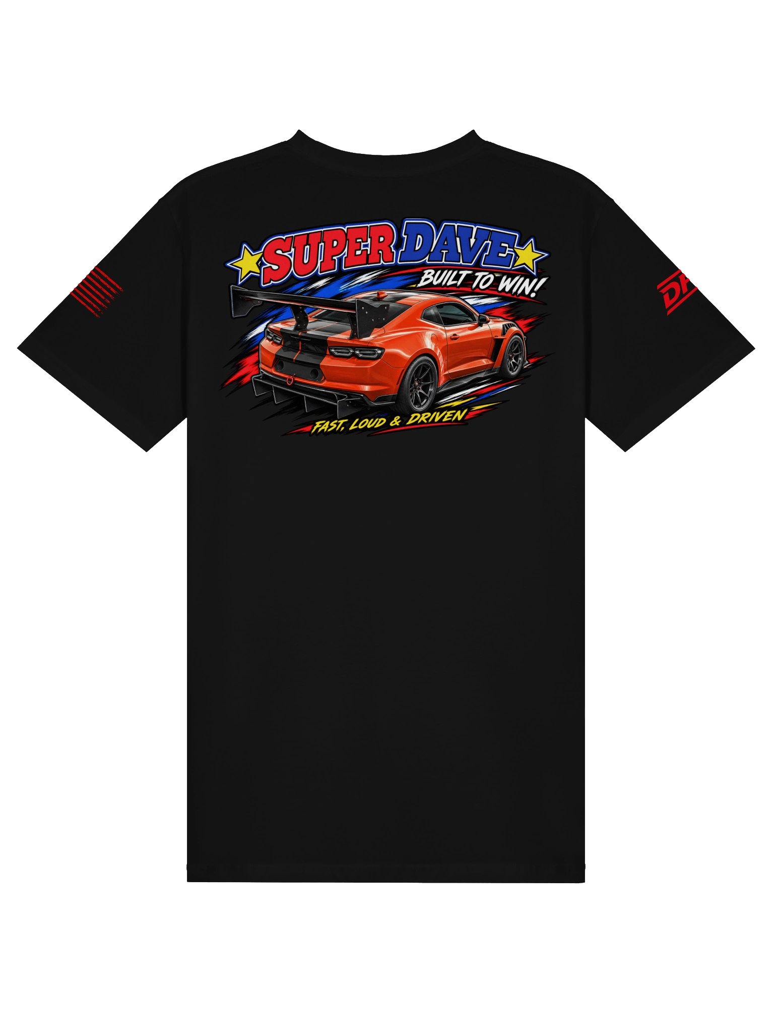 Super Dave – Built to Win Race Team Tee product image (2)