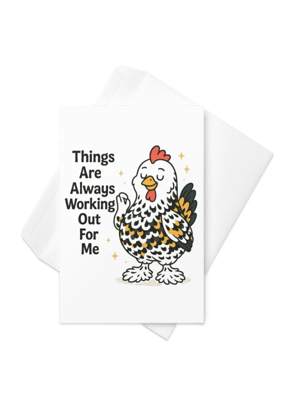 Abrahen Chicks - Things Are Always Working Out 2 - Card product image (2)
