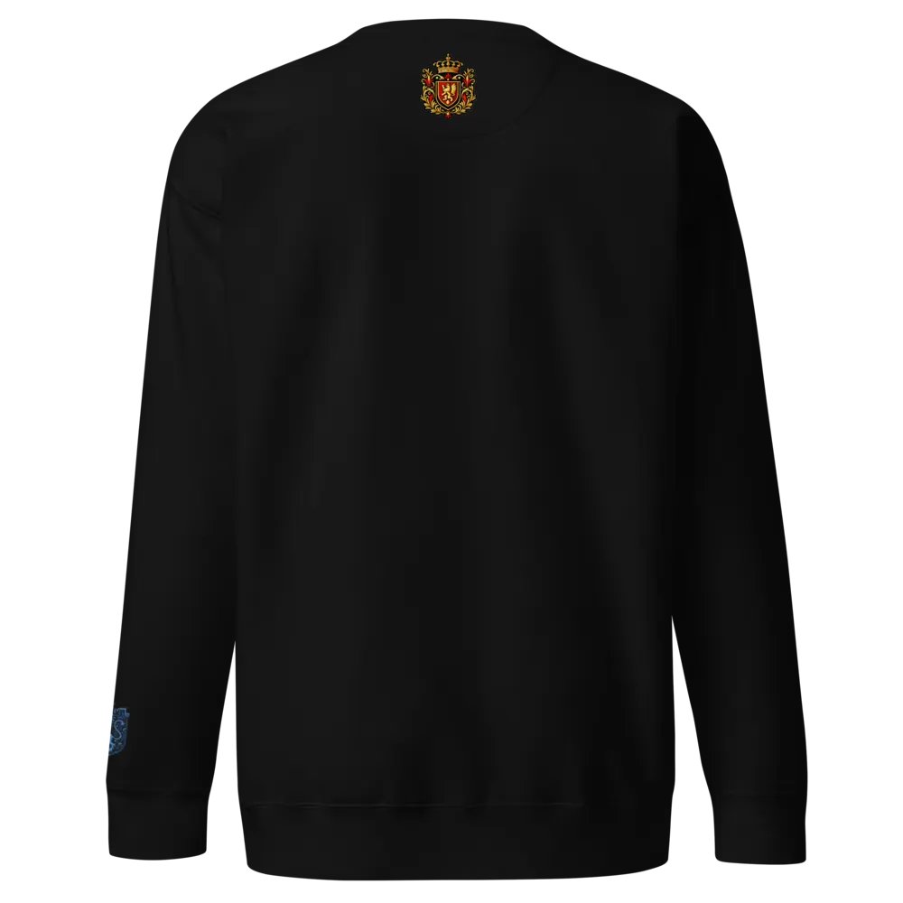Red Regal Crest Cotton Sweatshirt product image (5)