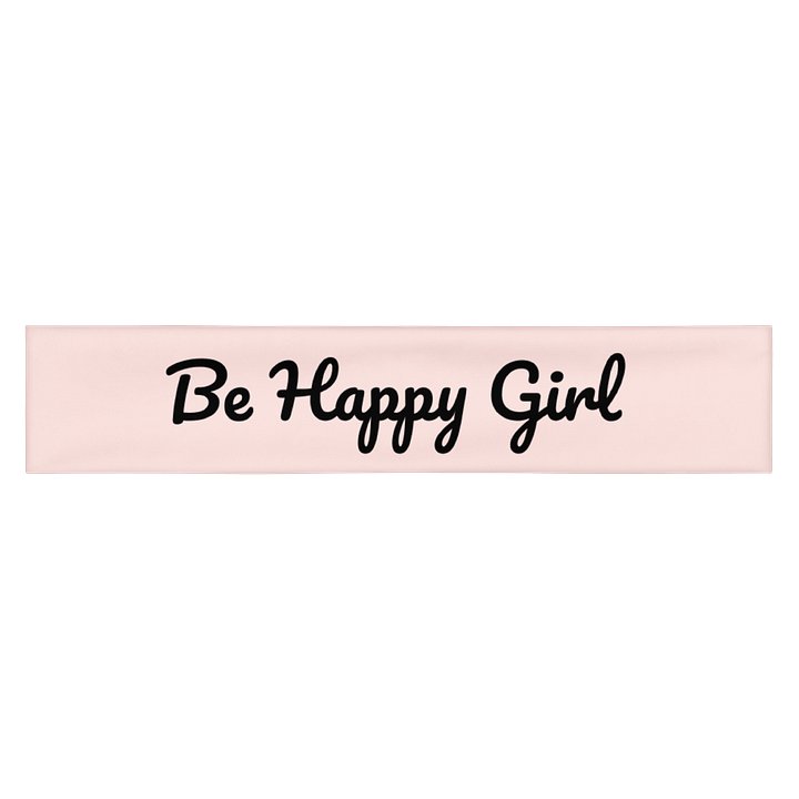 Be Happy Girl All-Over Print Headband product image (1)