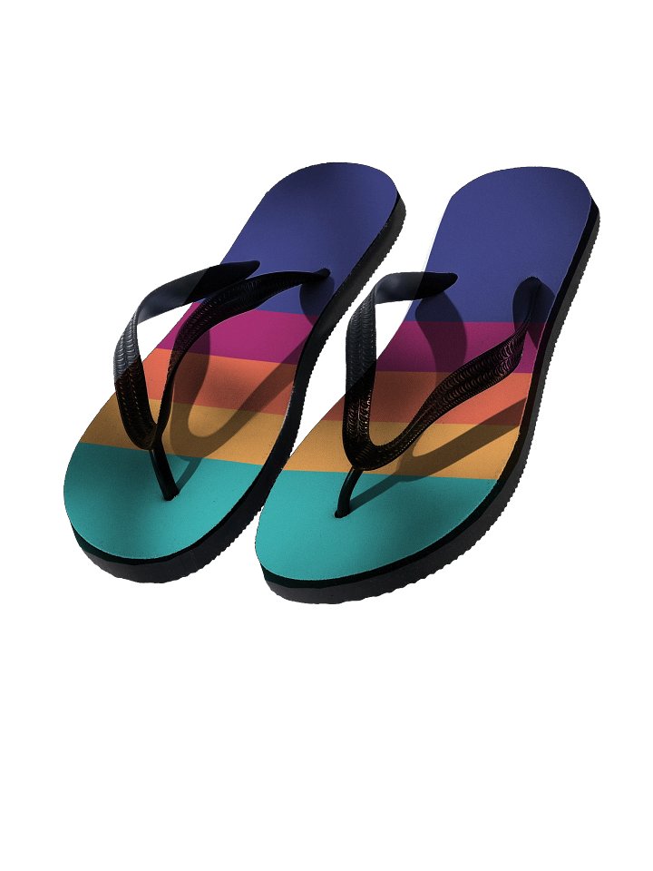 Vibrant Sole Impressions Flip-Flops product image (1)
