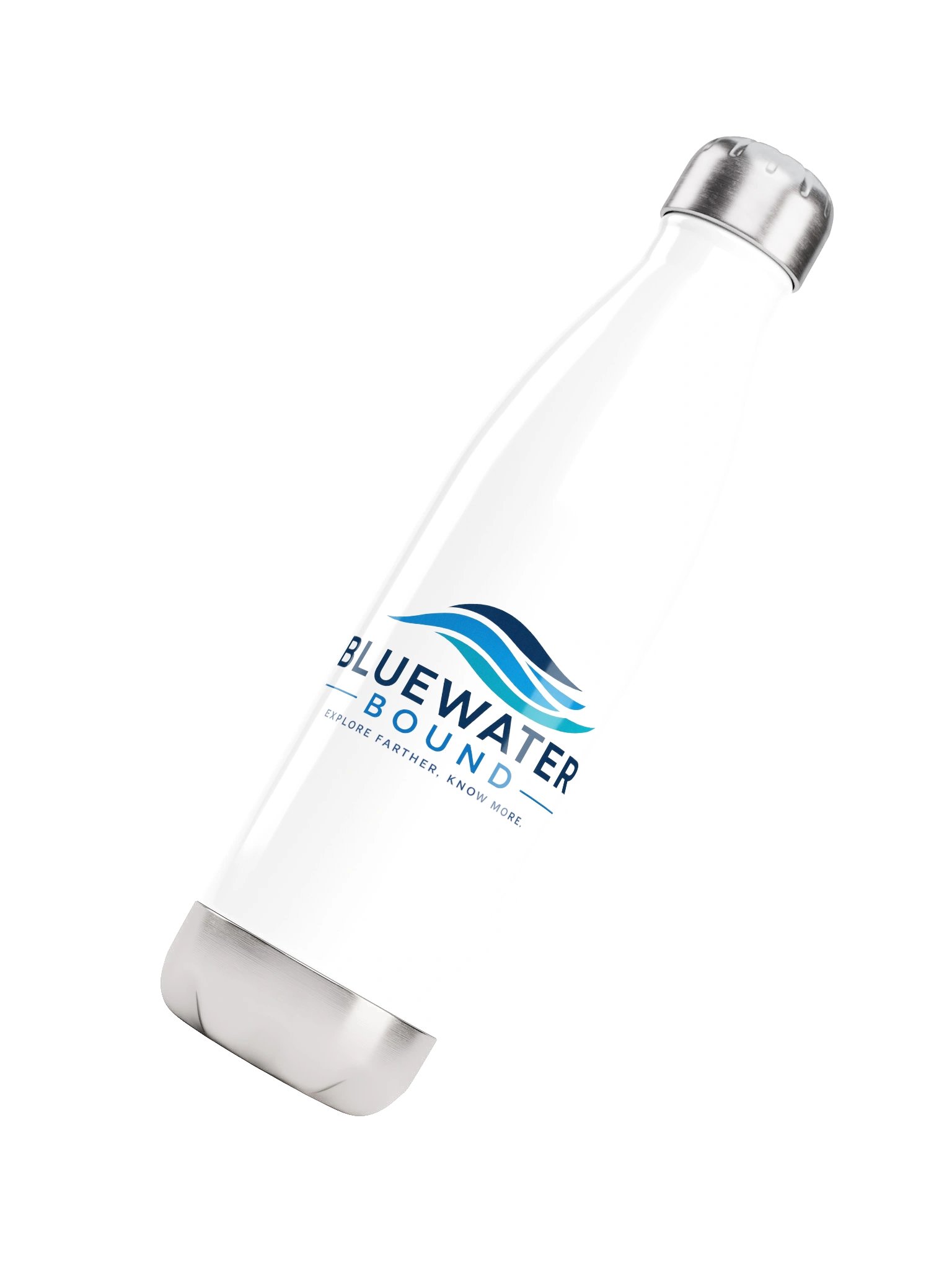 Bluewater Bound Stainless Steel Water Bottle - White product image (4)