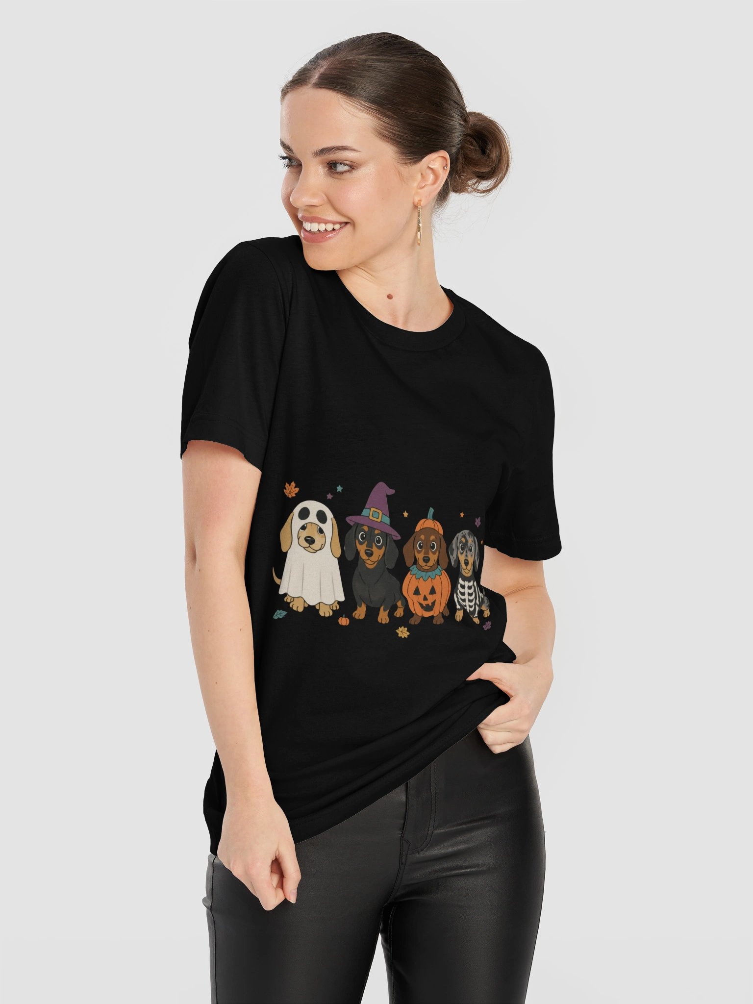 Spooky Doxie Crew Halloween T-Shirt product image (4)