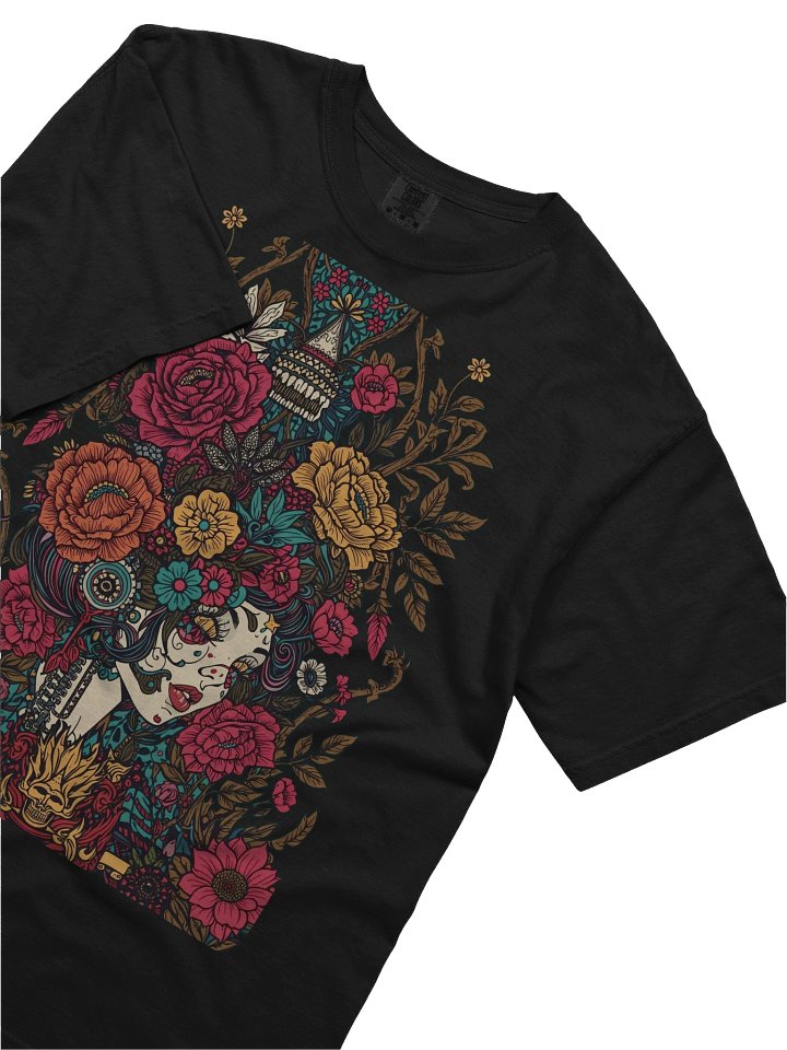 Midnight Blossom Portrait Heavyweight Tee product image (2)