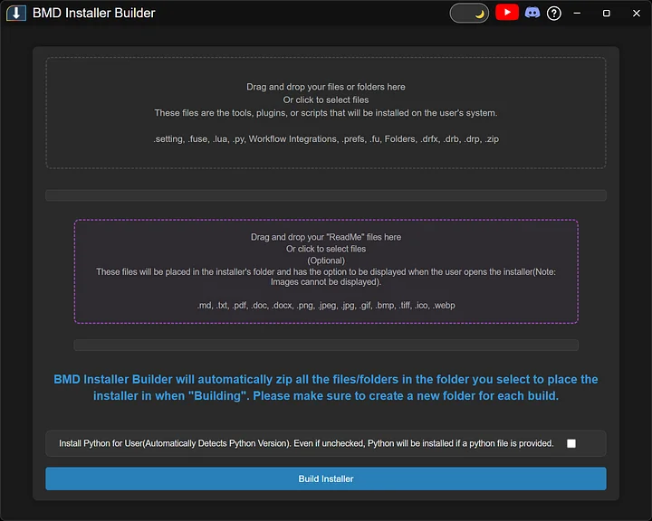 BMD Installer Builder | For Davinci Resolve Free and Studio & Fusion product image (1)