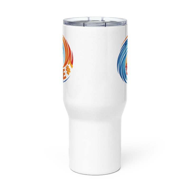 Rule # 7 Travel Mug Blue and Orange product image (2)