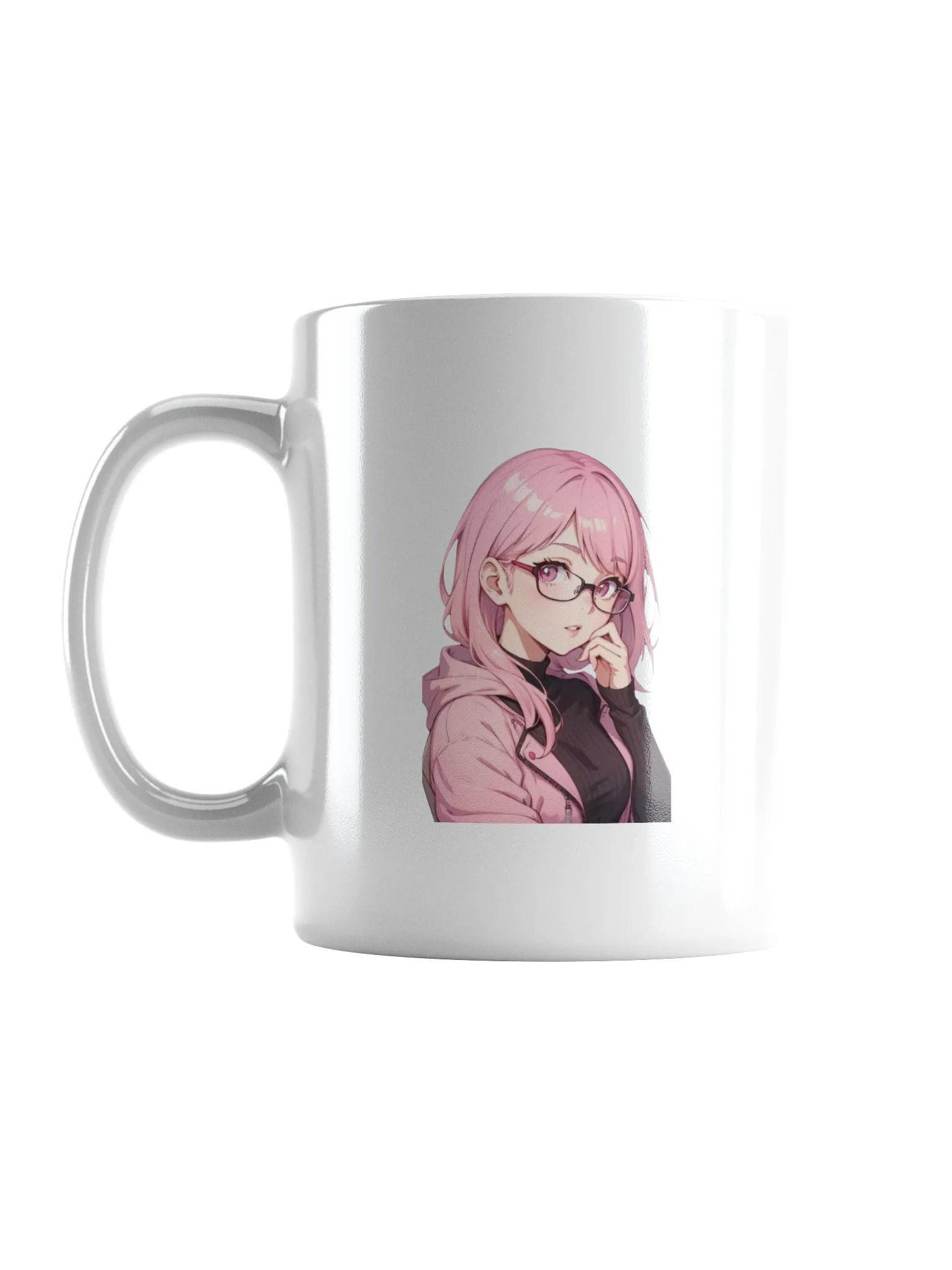 (PINK WAIFU) K White Mug product image (6)
