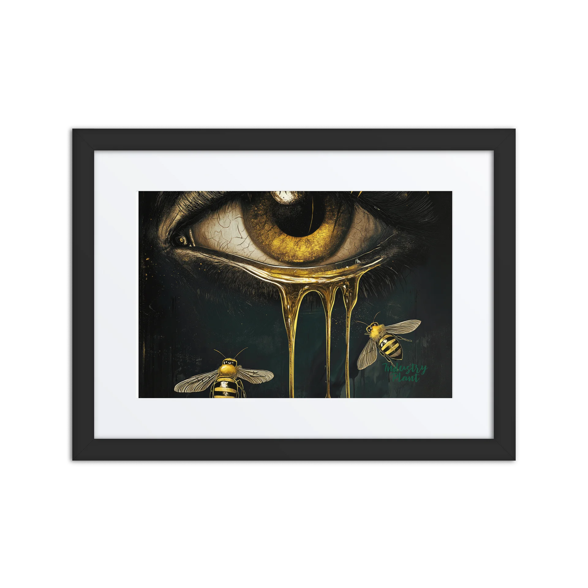 AN OMINIOUS BEE-LEAF... FINE ART WALL PRINT by Industry Plant product image (1)