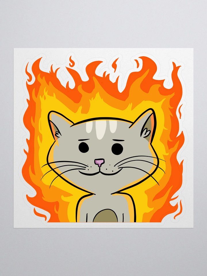Fiery Floop Sticker product image (1)