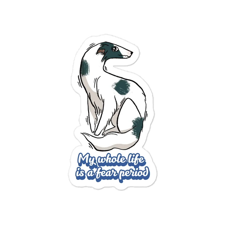Fear Period Sticker - Spotted Black product image (1)