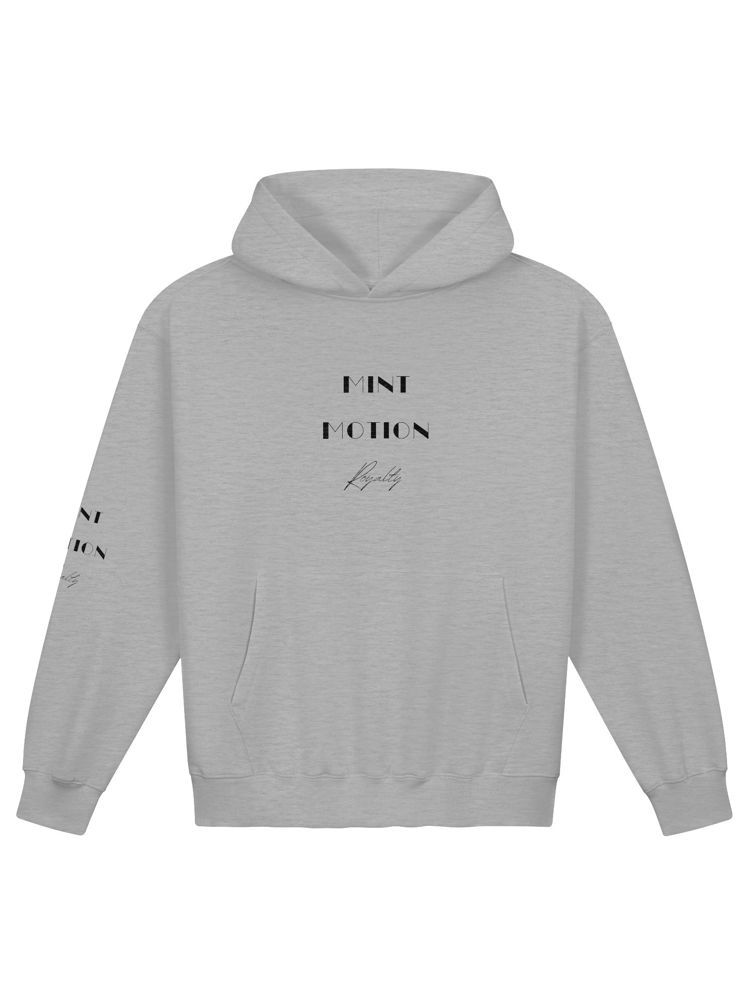 Royalty Series Black Print Premium Hoodie product image (2)