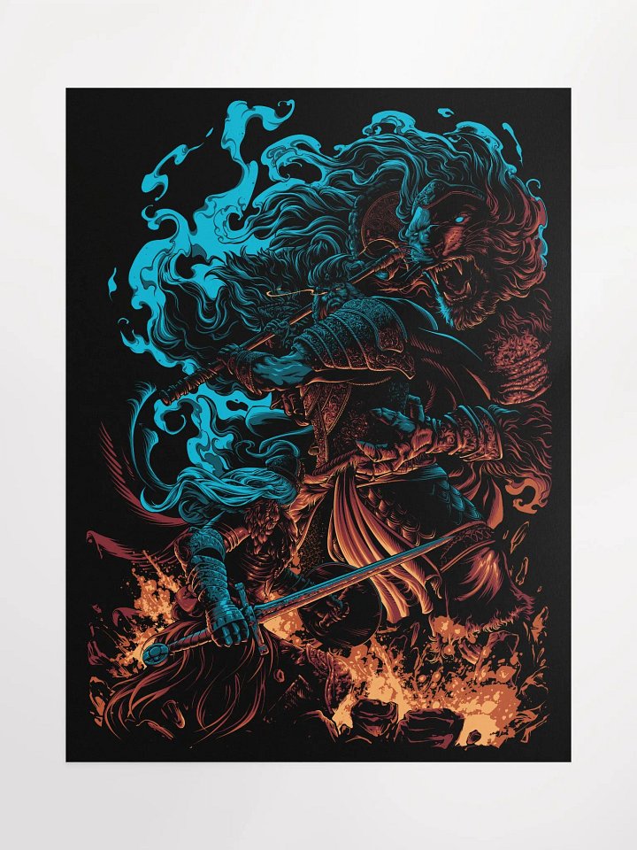 Warrior's Rage — Wall Art product image (1)