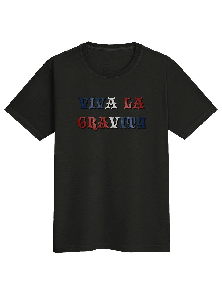 VIVA LA GRAVITY Oversized Garment-Dyed T-Shirt product image (1)