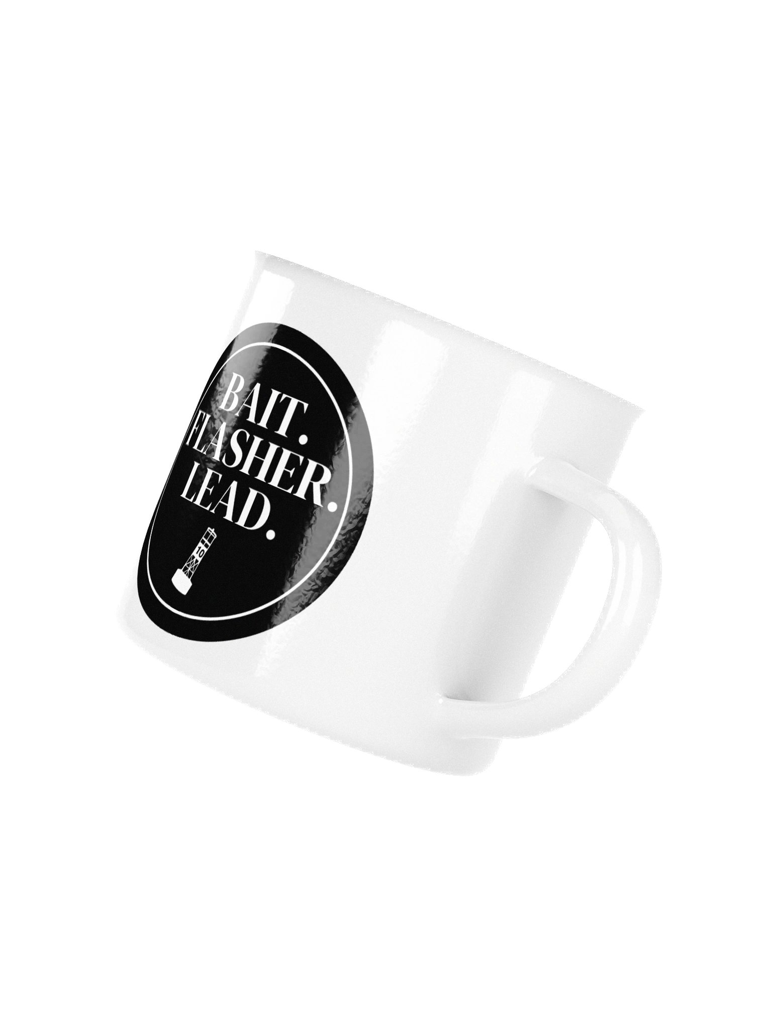 Astoria Enamel Coffee Mug. If you know, you know! BAIT. FLASHER. LEAD. product image (3)