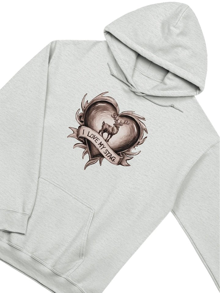 I Love My Stag Pencil and wash classic hoodie for the Vixen Hotwife. product image (20)