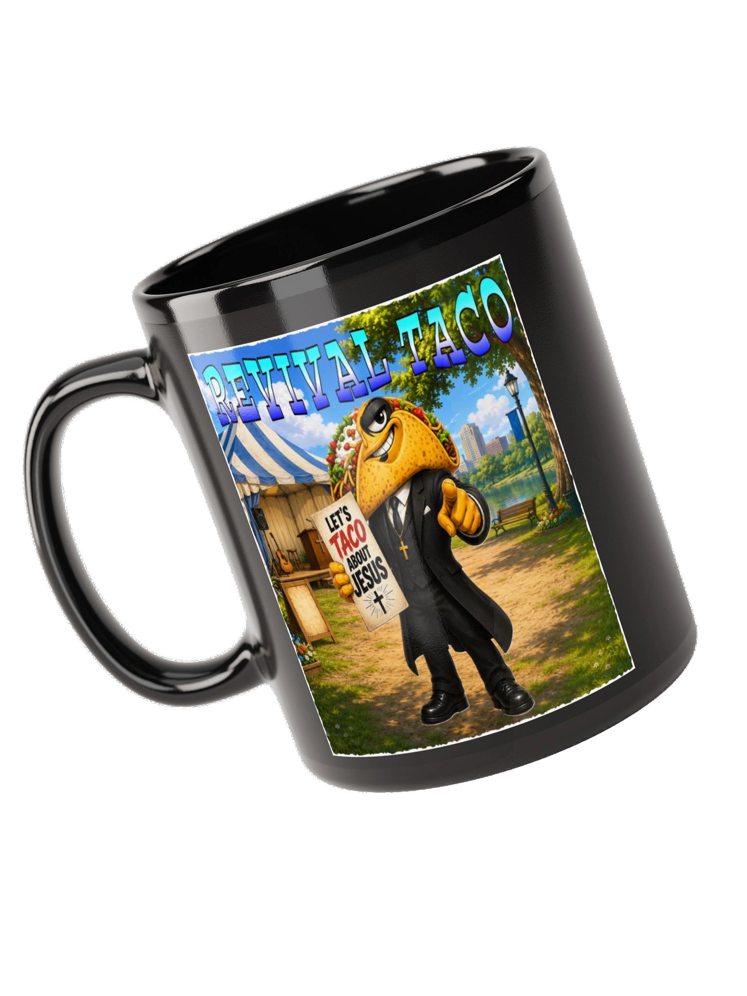 Revival Taco Black Glossy Mug - The Taco Family product image (10)