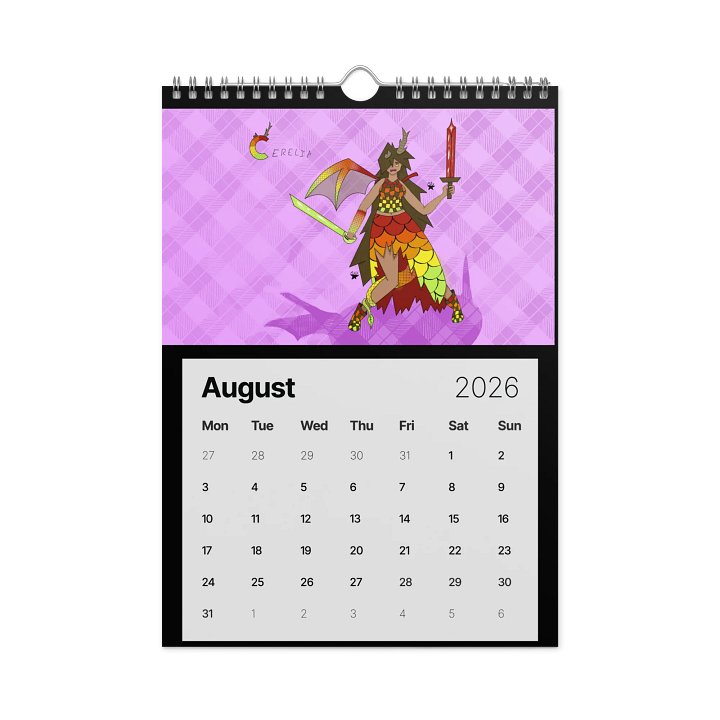 Crashing Lament Char. Calendar product image (2)