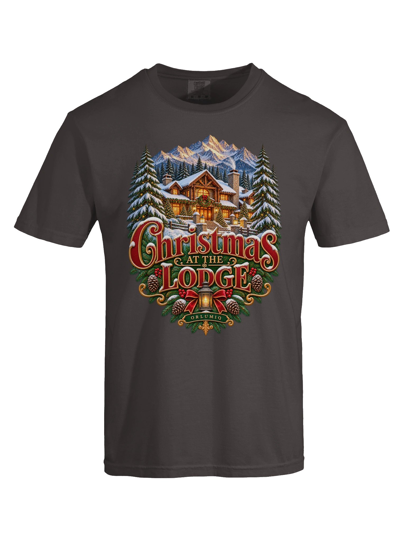 Christmas at the Lodge Vintage Holiday Tee product image (9)