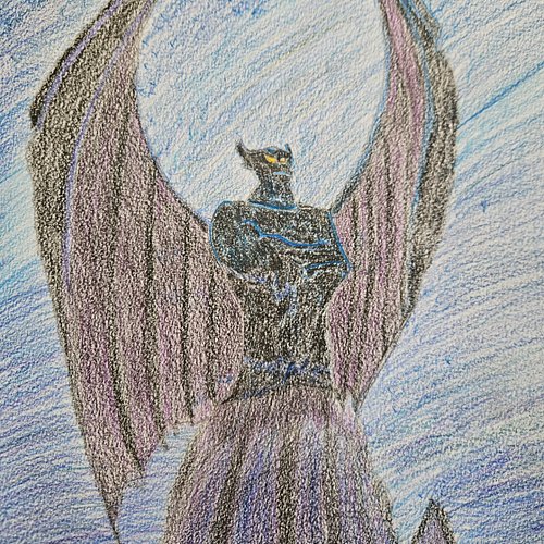 My FINISHED art of Chernabog (The Devil) from Disney's 