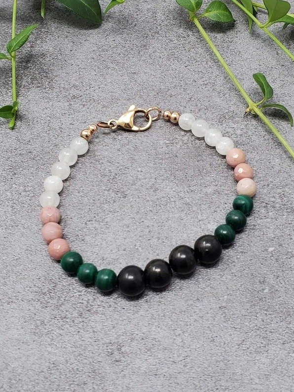Energy Shift Bracelet • Shungite and Moonstone product image (2)