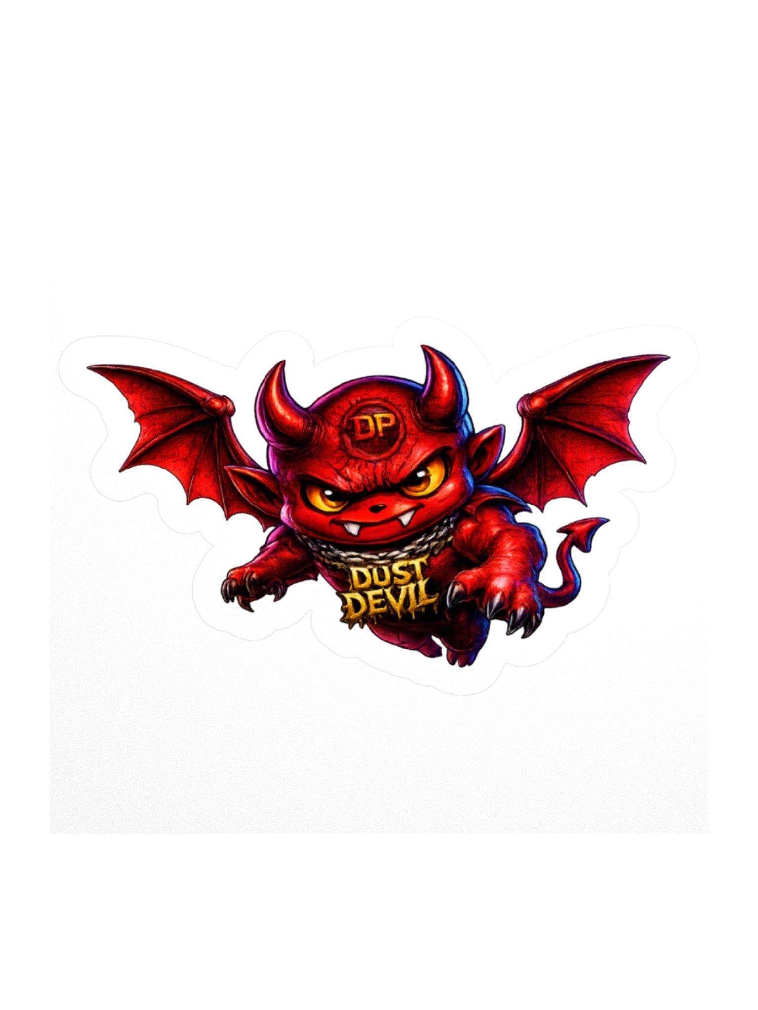 Dust Devil 3" x 3" sticker product image (1)
