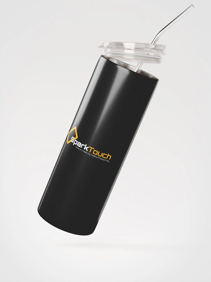 Stainless Steel Tumbler w/ Straw product image (2)