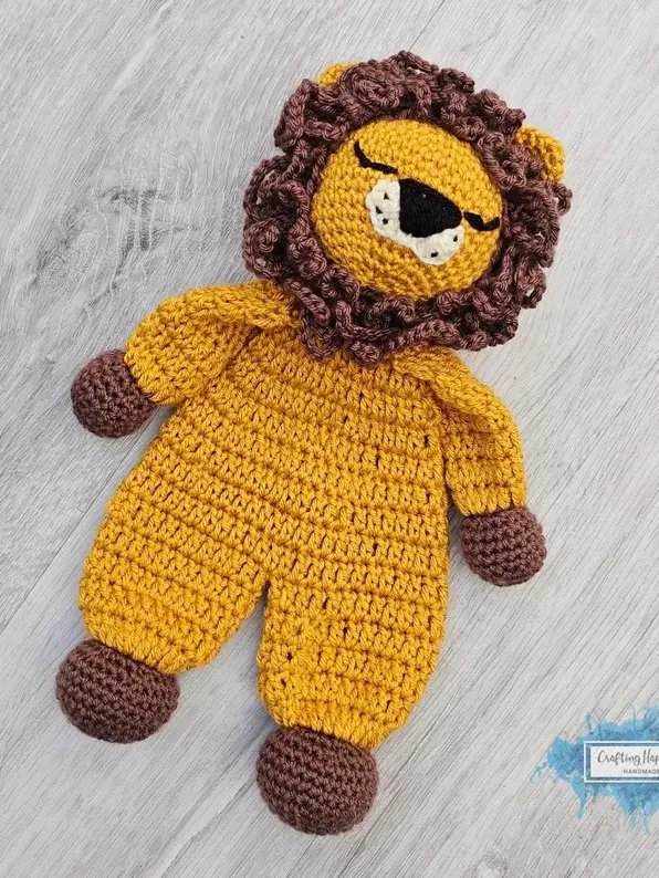 Crochet Lion Ragdoll Pattern – Kawaii Amigurumi Cuddler (PDF Pattern) product image (3)