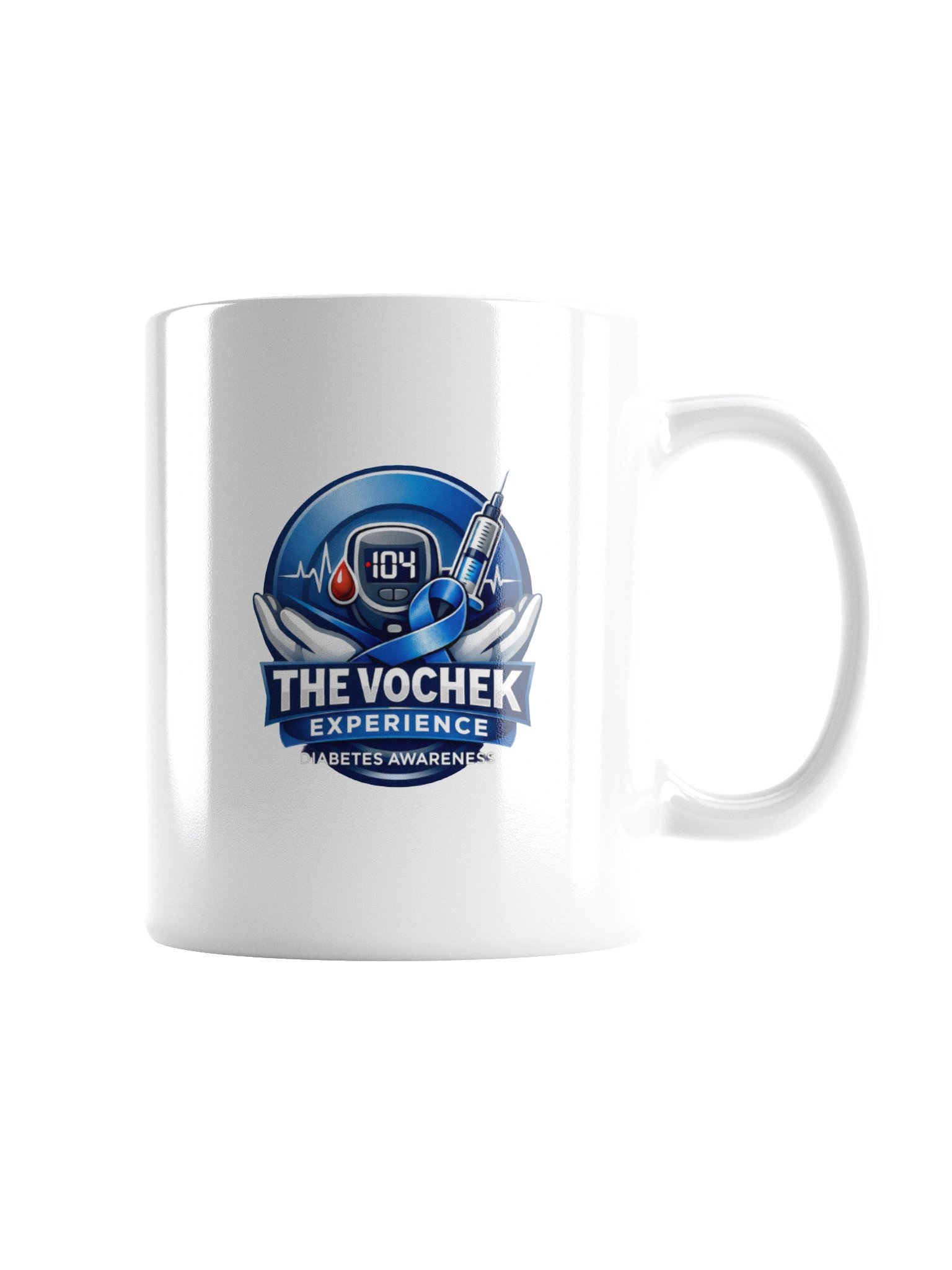 Diabetes Awareness White Glossy Mug product image (3)