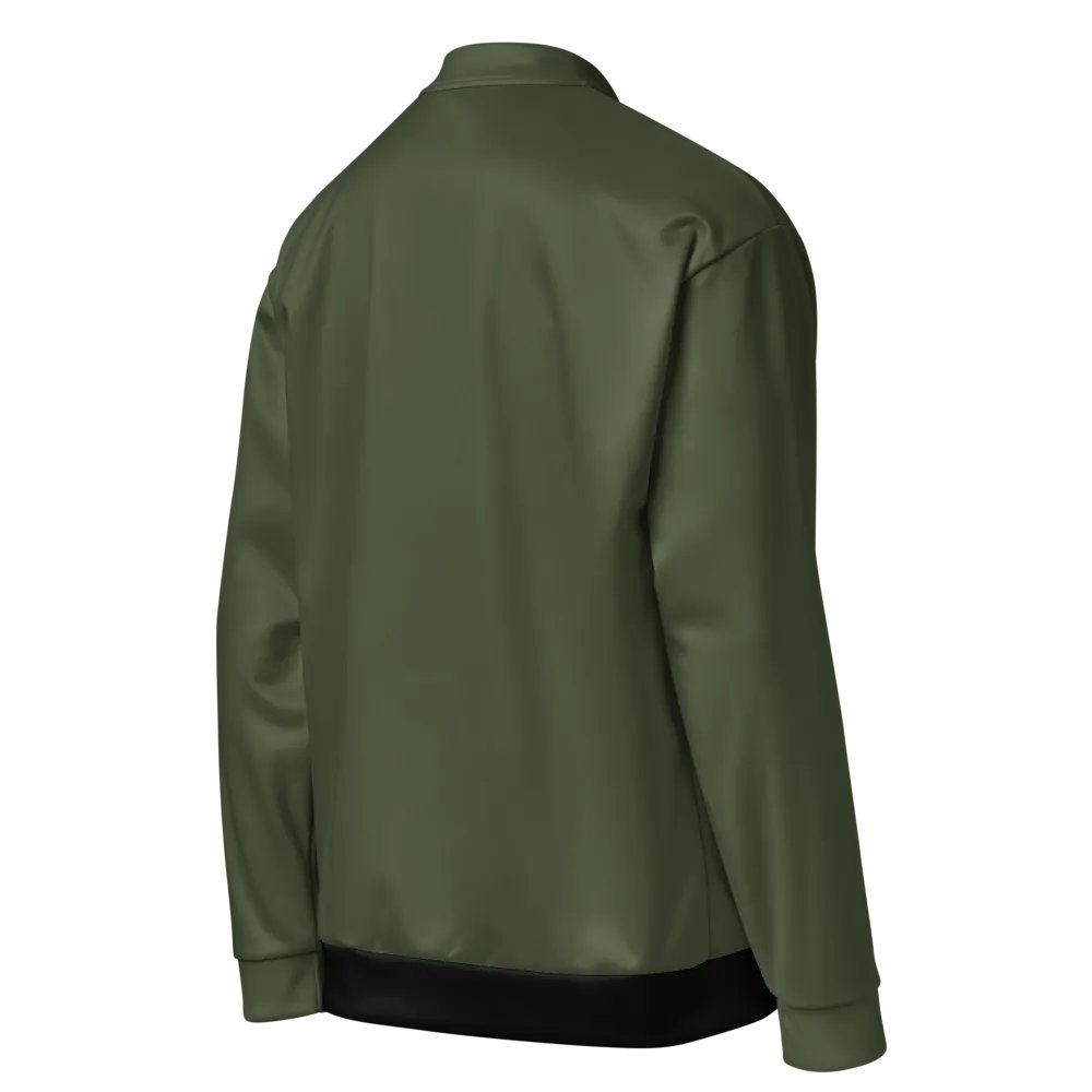 Olive Bomber Jacket product image (8)