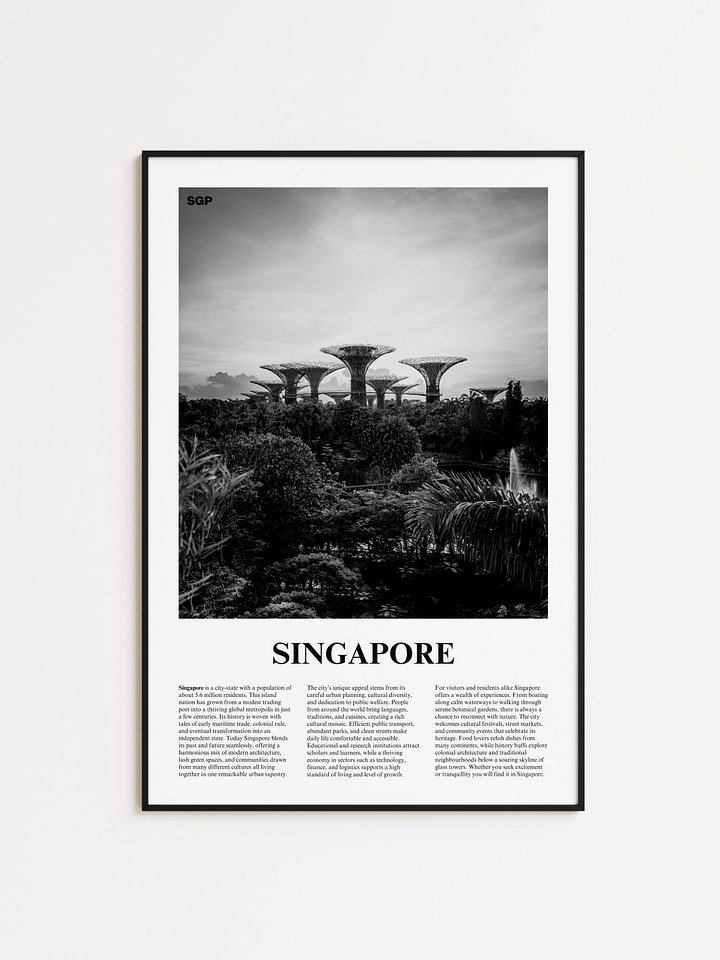 Singapore 03 Newspaper Poster product image (1)