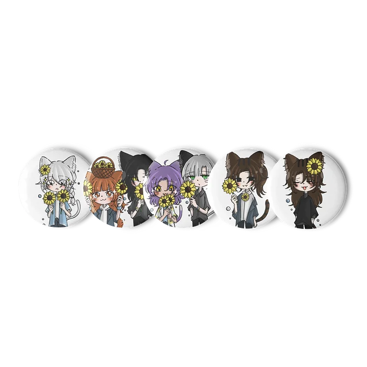 The Neko Band! Summer Pin Badges 🐈 product image (2)