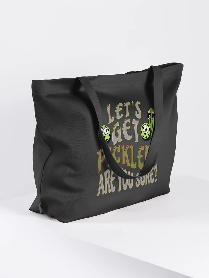 Lets Get Pickled Are You Sure Pickleball Whimsical Party Tote product image (1)