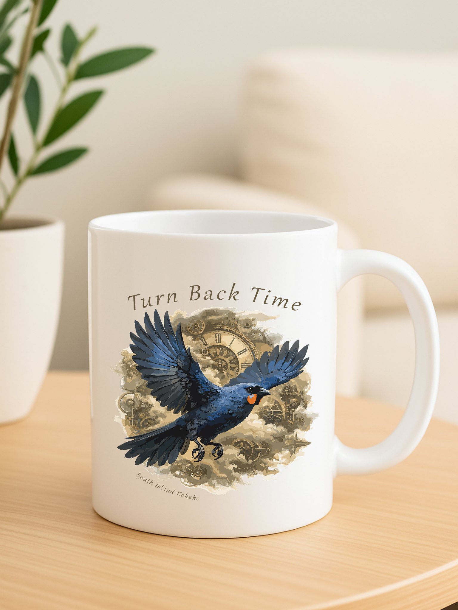 Turn Back Time – South Island Kōkako New Zealand Bird Digital Print product image (3)