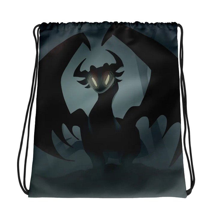 Spooky Dragon Drawstring Backpack product image (1)