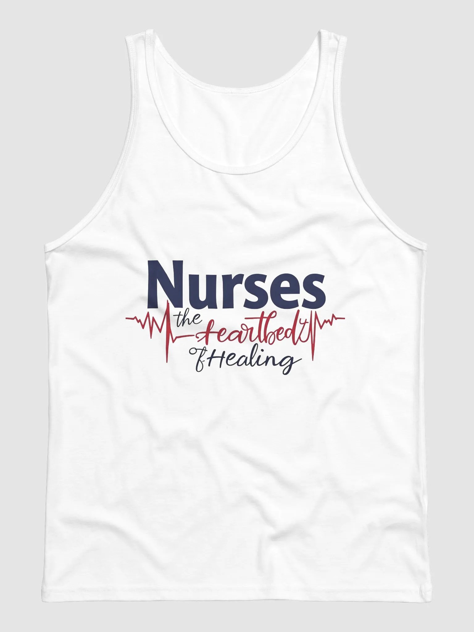 Heartbeat of Healing Nurses Tank product image (1)