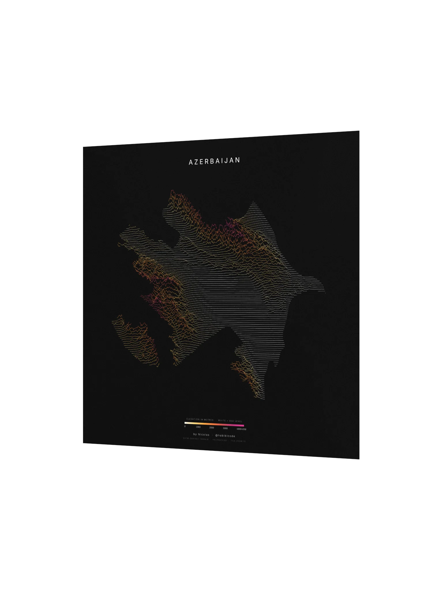 Ridgeline Poster - Azerbaijan product image (2)