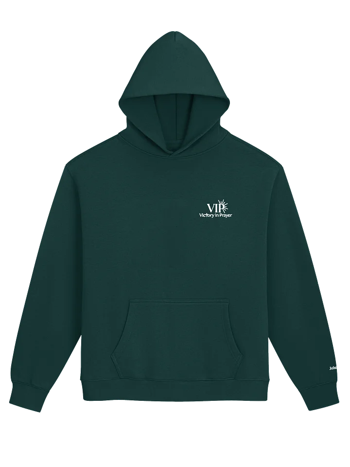 Embroidered Unisex VIP Hoodie with John 3:16 on sleeve product image (1)