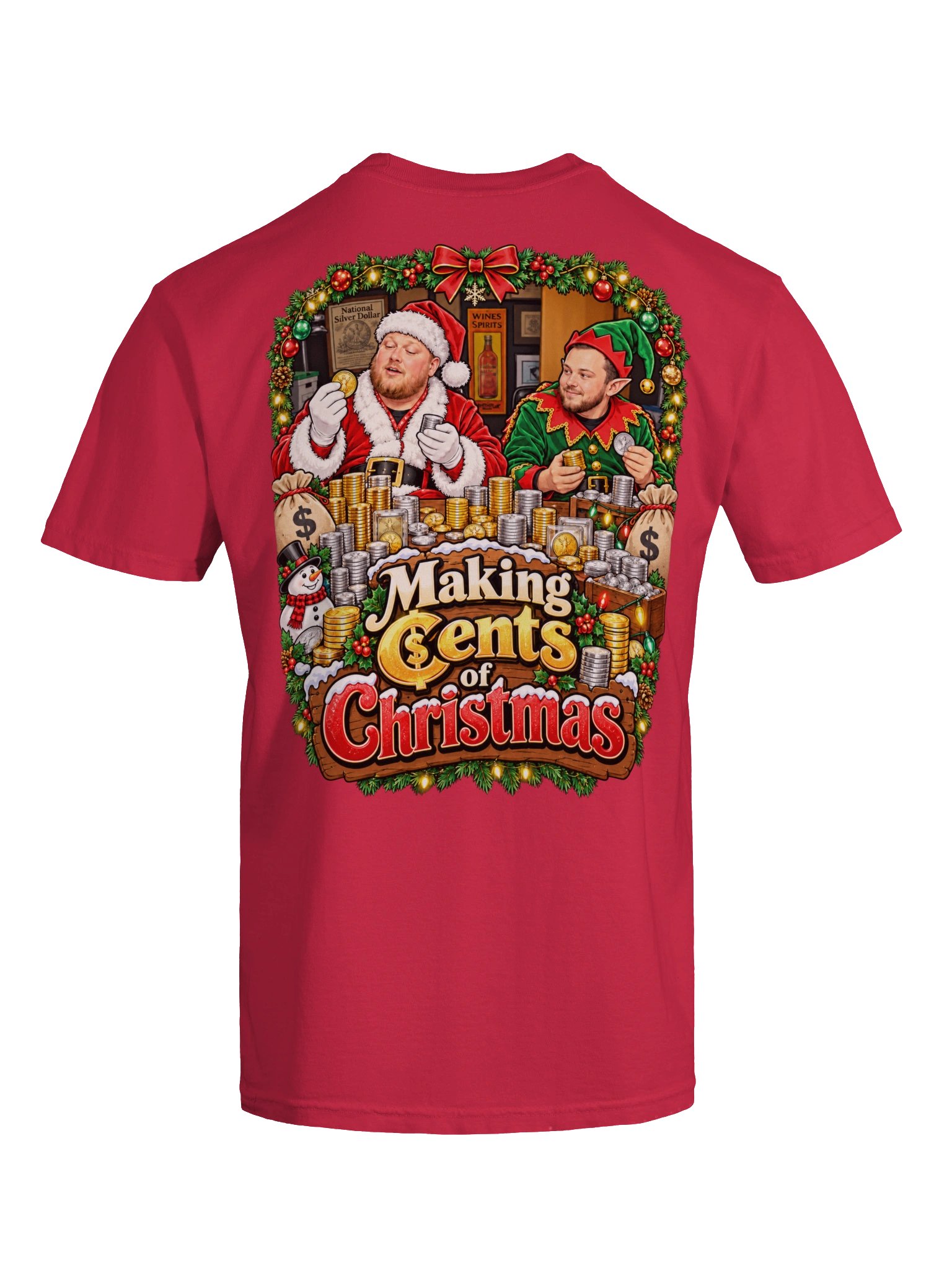 Making Cents of Christmas Logo Heavyweight Tee product image (11)