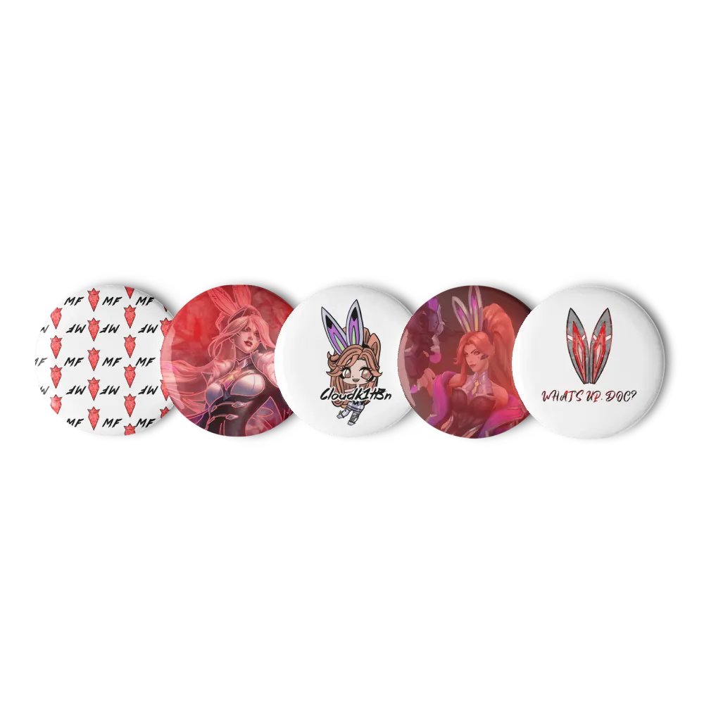 Admiral & Battle Bunny Button Set product image (1)