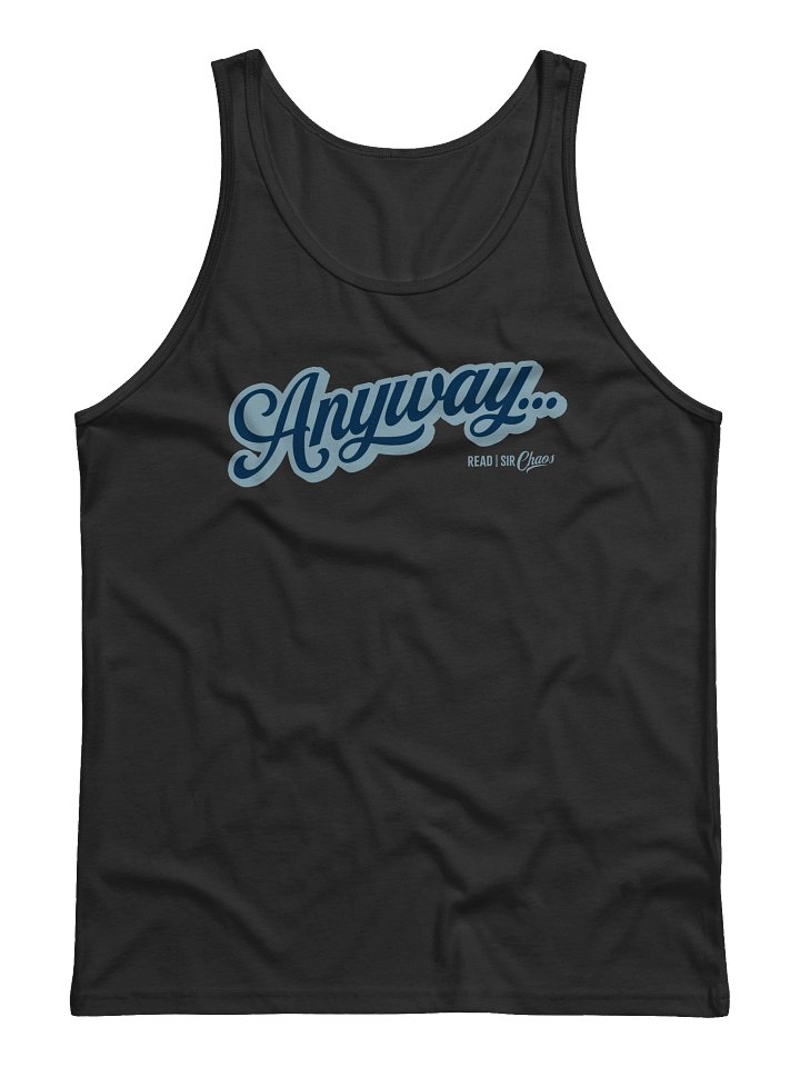 Anyway... Jersey Tank (Blue on blue) product image (1)
